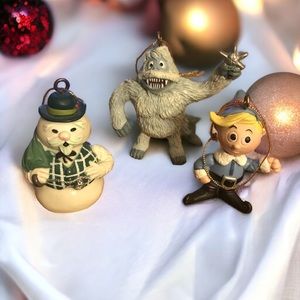 Rudolph the Red Nosed Reindeer The Island of Misfit Toys Ornaments | Pre-Owned